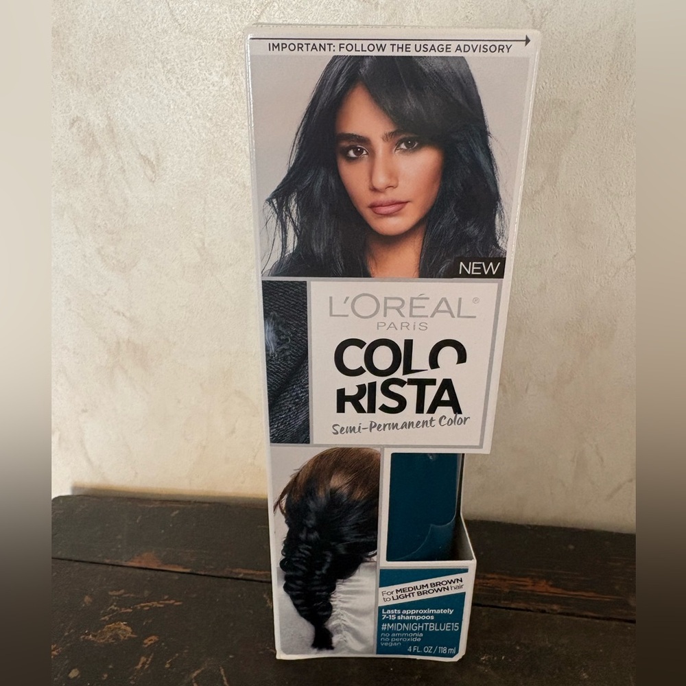L'Oreal Colorista Semi-Permanent Hair Color - Midnight Blue15
